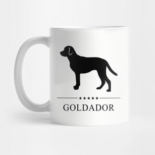 Goldador Black Silhouette Mug